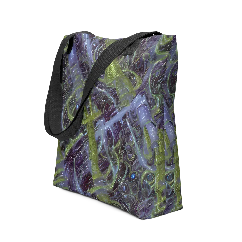 Neon Verdigris on Tote Bag — Front