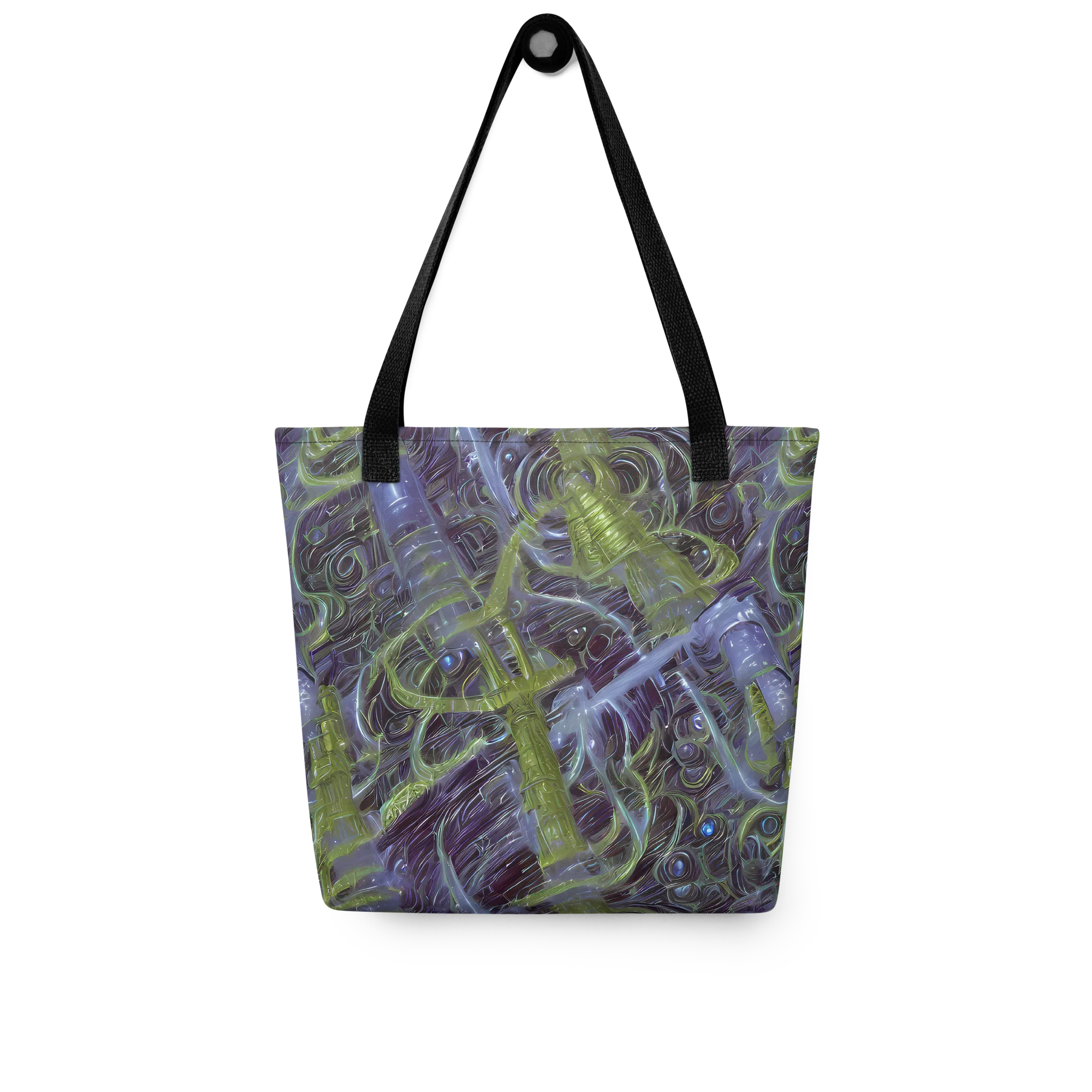 Neon Verdigris on Tote Bag — Front