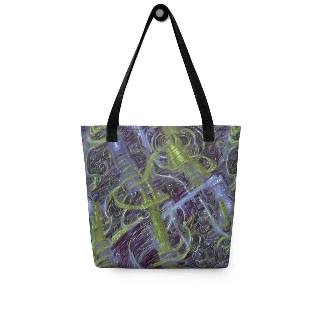 Neon Verdigris on Tote Bag — Front