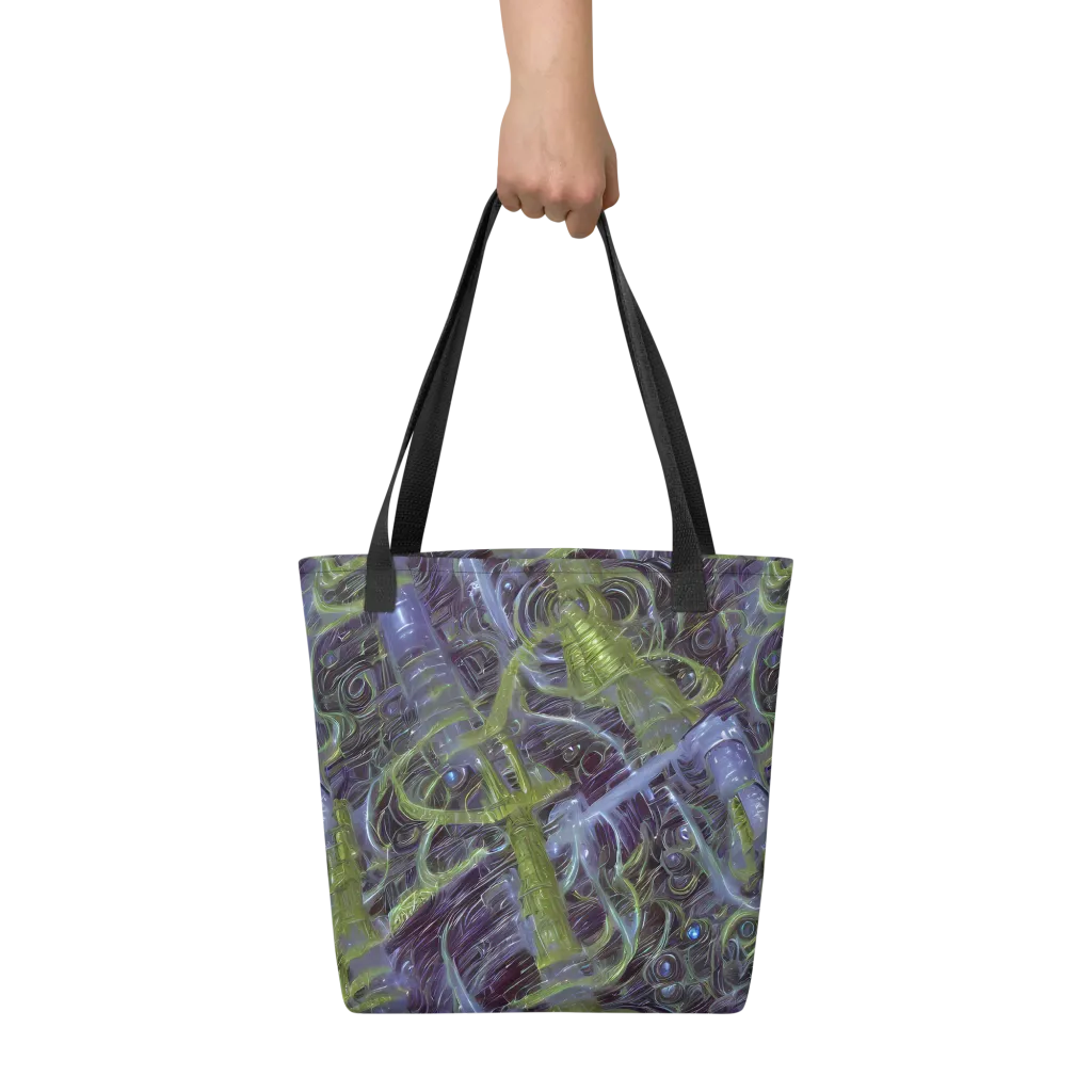 Neon Verdigris on Tote Bag — Front