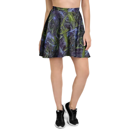 Neon Verdigris on a Skater Skirt