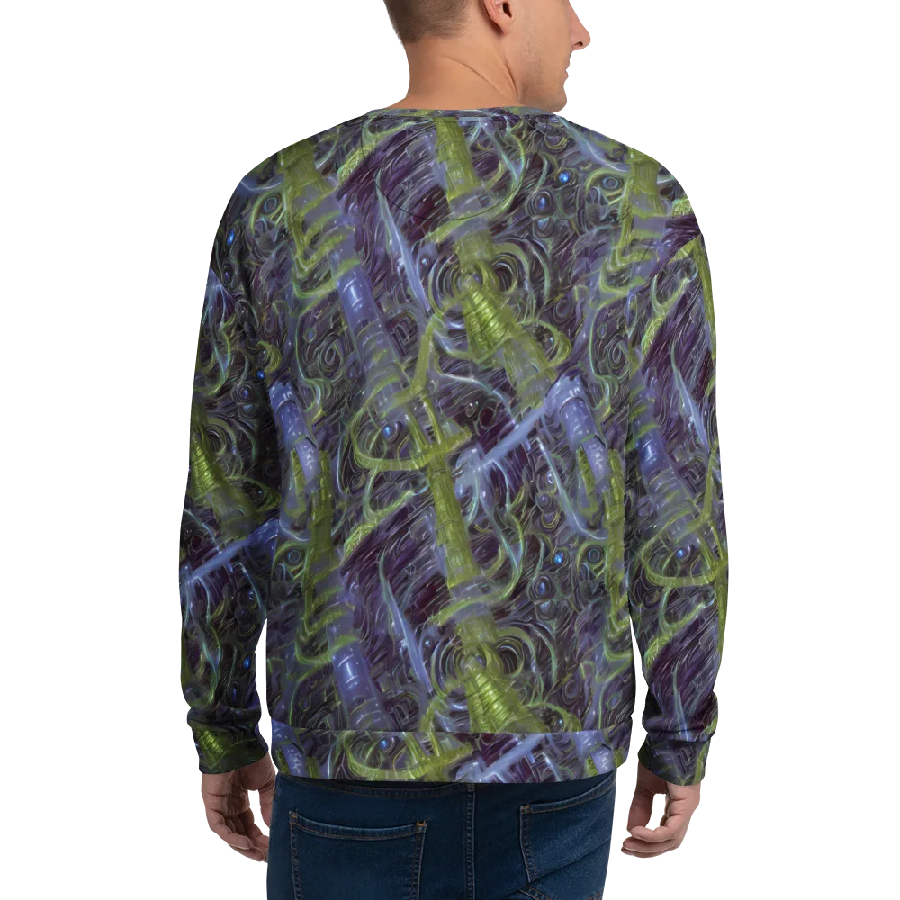Neon Verdigris on Sweatshirt — Back