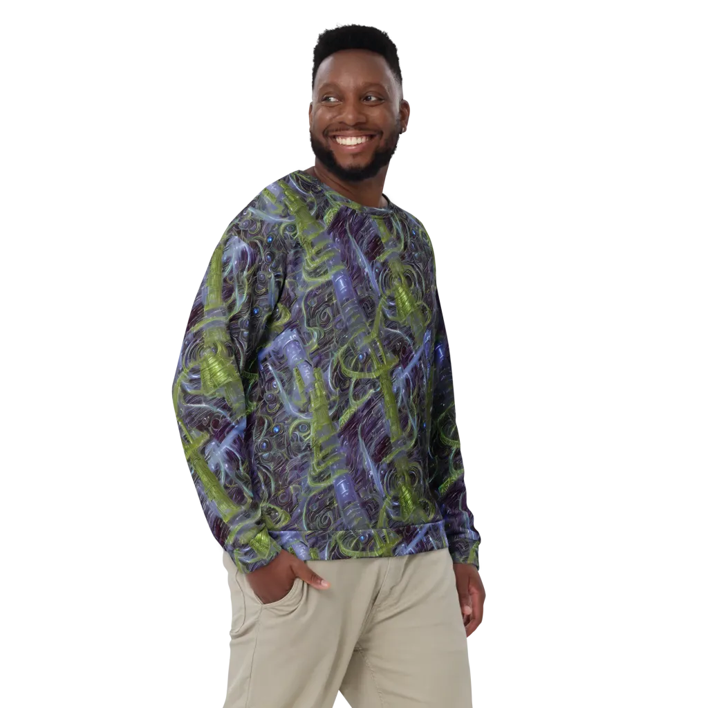 Neon Verdigris on Sweatshirt — Front
