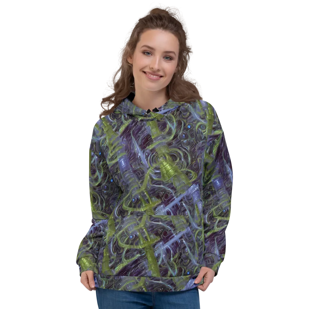 Neon Verdigris on Hoodie — Front