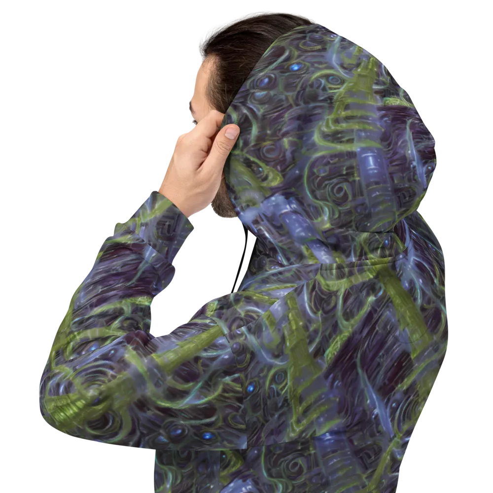 Neon Verdigris on Hoodie — Back