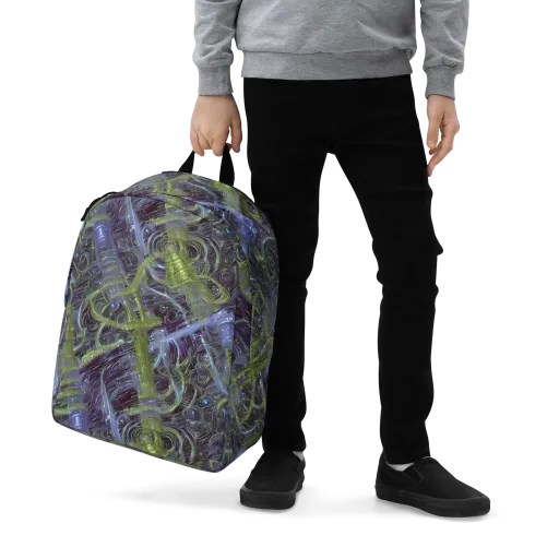 Neon Verdigris on a Minimalist Backpack