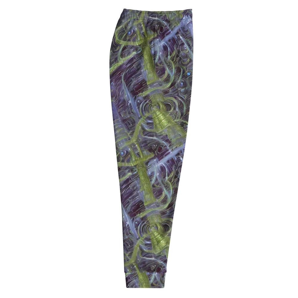 Neon Verdigris on Men's Joggers — Right