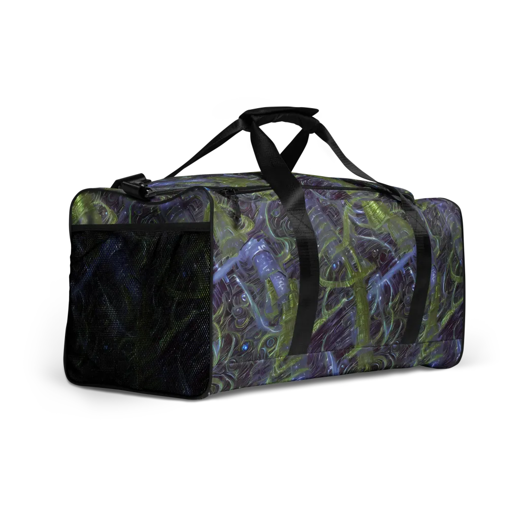 Neon Verdigris on Duffle Bag — Right Front