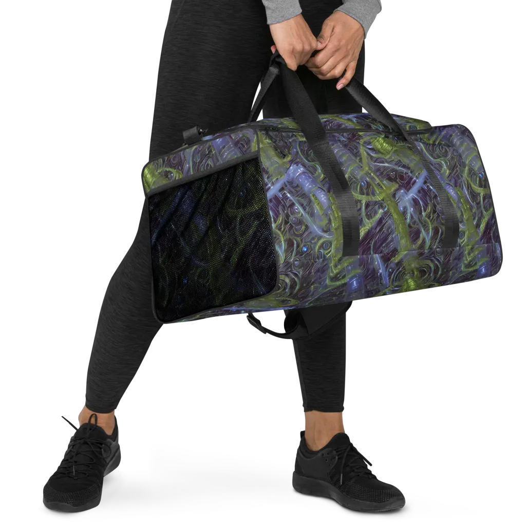 Neon Verdigris on Duffle Bag — Right Front