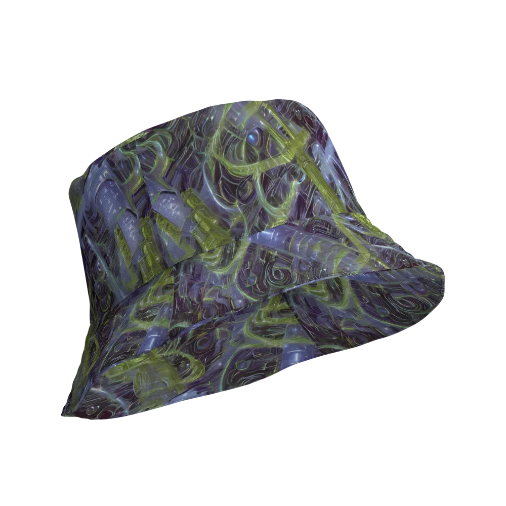 Neon Verdigris on Reversible Bucket Hat — Product details Outside
