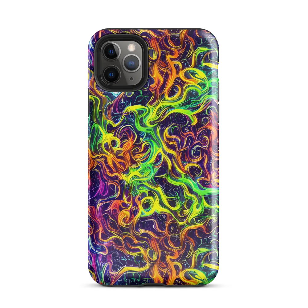 Liquid Fireworks on Tough Case for iPhone® — Front