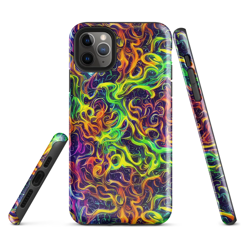 Liquid Fireworks on Tough Case for iPhone® — Front