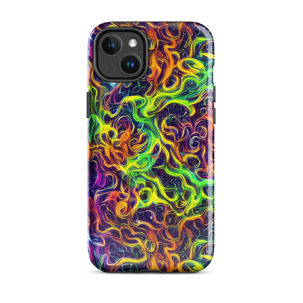 Liquid Fireworks on MagSafe Tough Case for iPhone® — Front