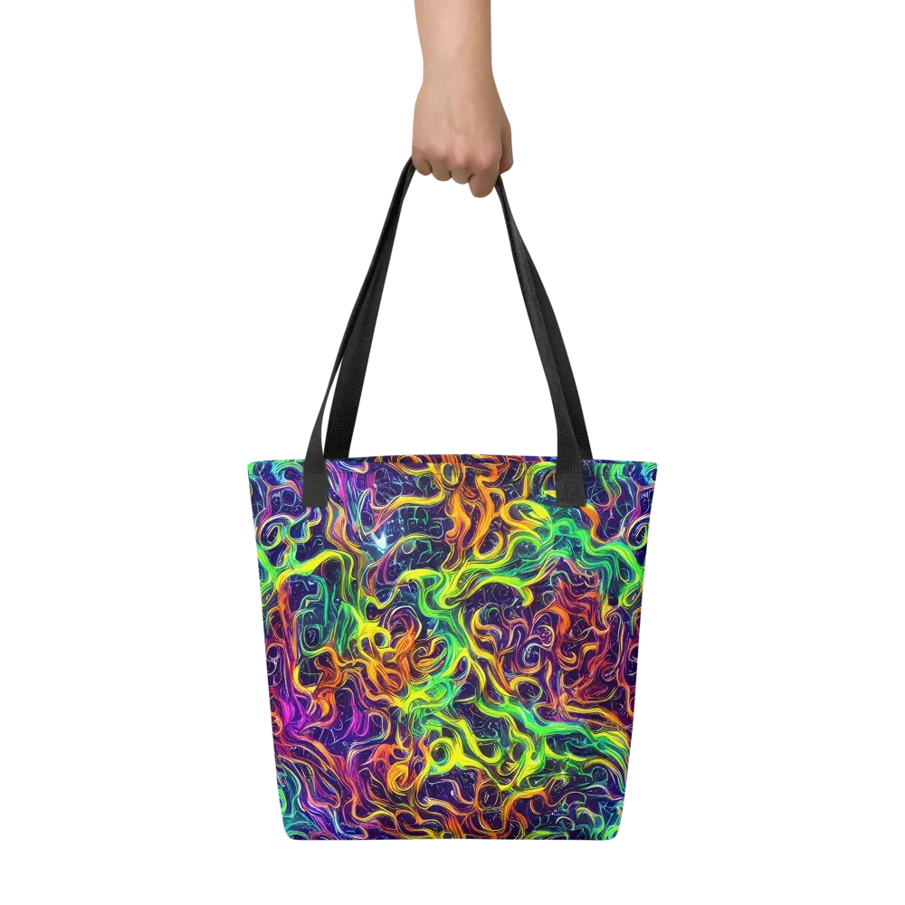 Liquid Fireworks on Tote Bag — Front