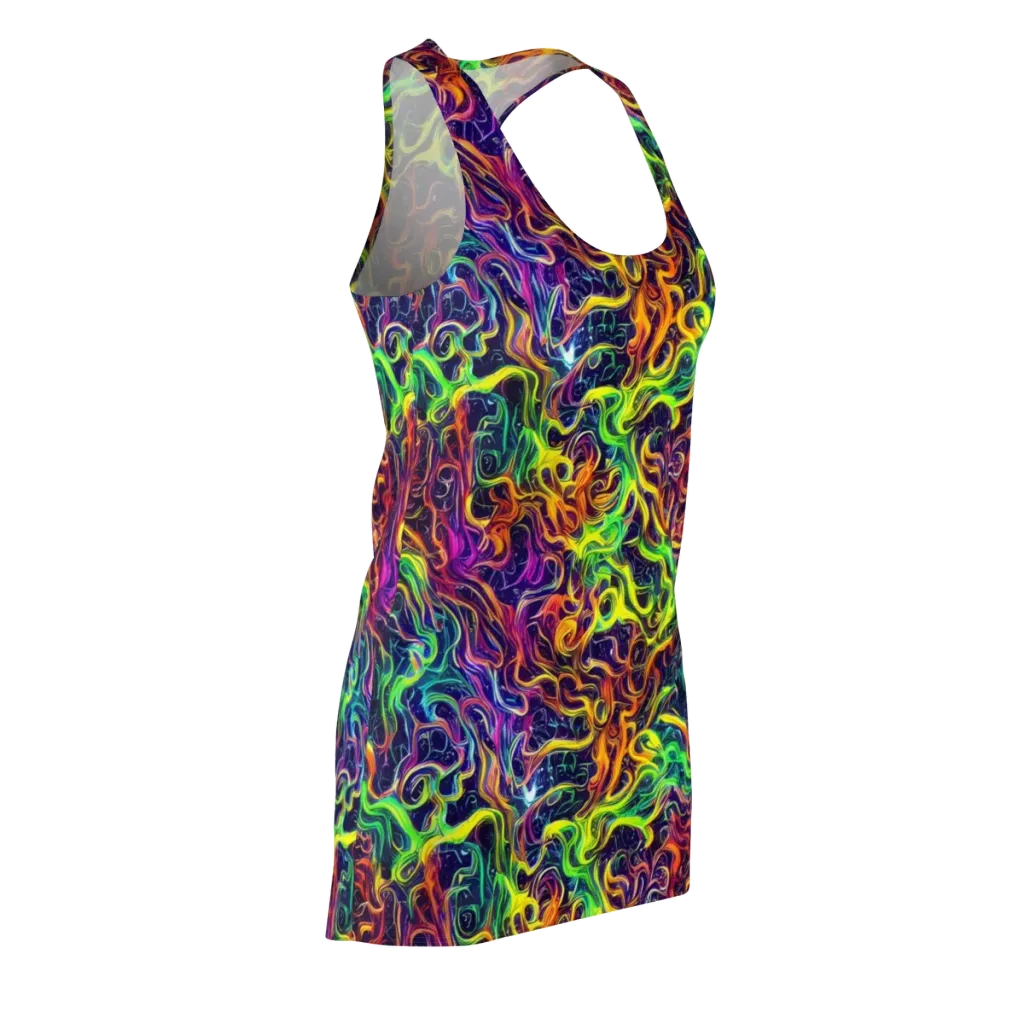 Liquid Fireworks on Racerback Dress — Front Side