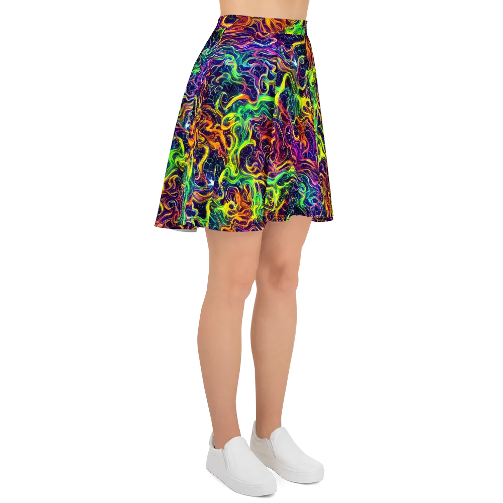 Liquid Fireworks on Skater Skirt — Right