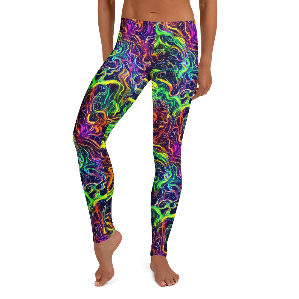 Liquid Fireworks on Leggings — Front