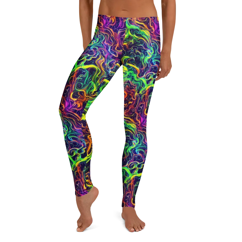 Liquid Fireworks on Leggings — Front