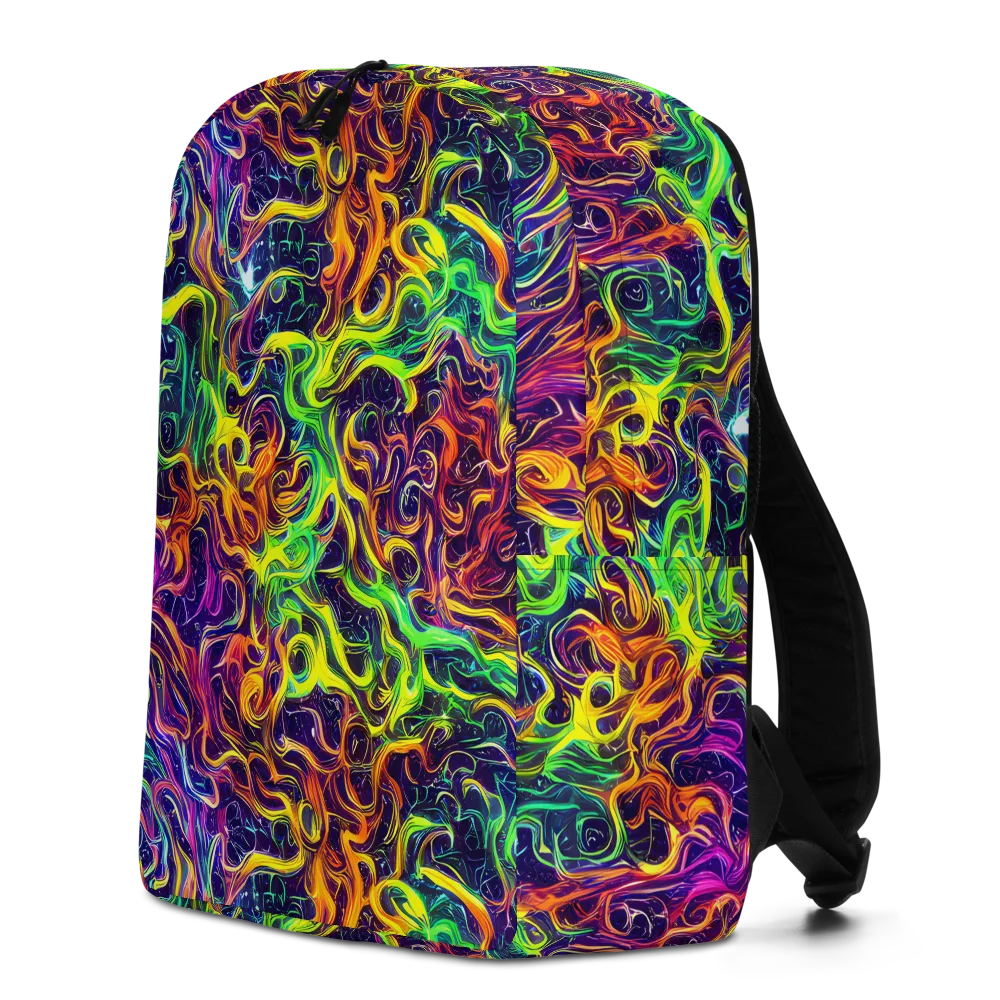 Liquid Fireworks on Minimalist Backpack — Left