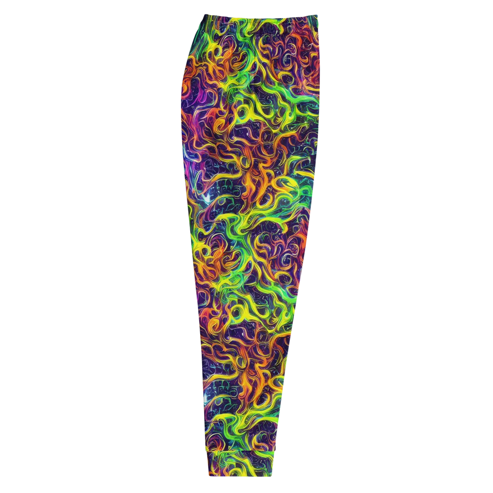 Liquid Fireworks on Men's Joggers — Right