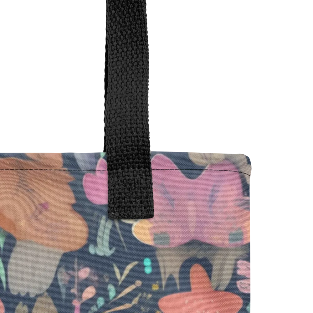 Mushroom Cat Garden on Tote Bag — Product details
