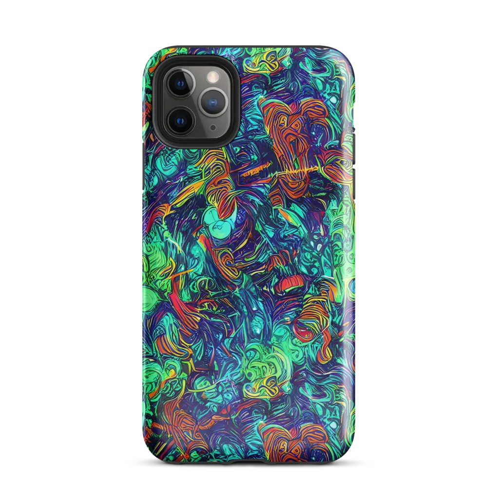Saturated Spiral on Tough Case for iPhone® — Front