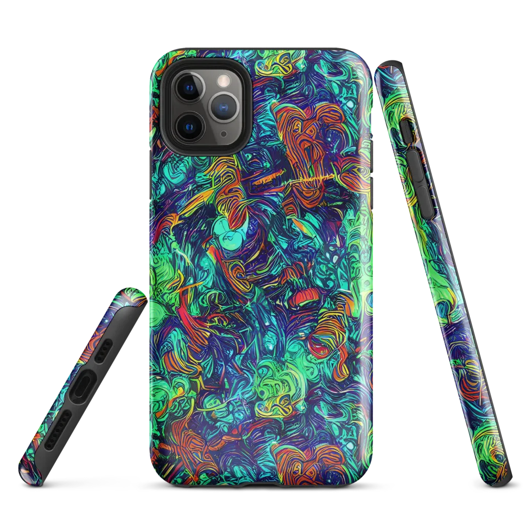 Saturated Spiral on Tough Case for iPhone® — Front