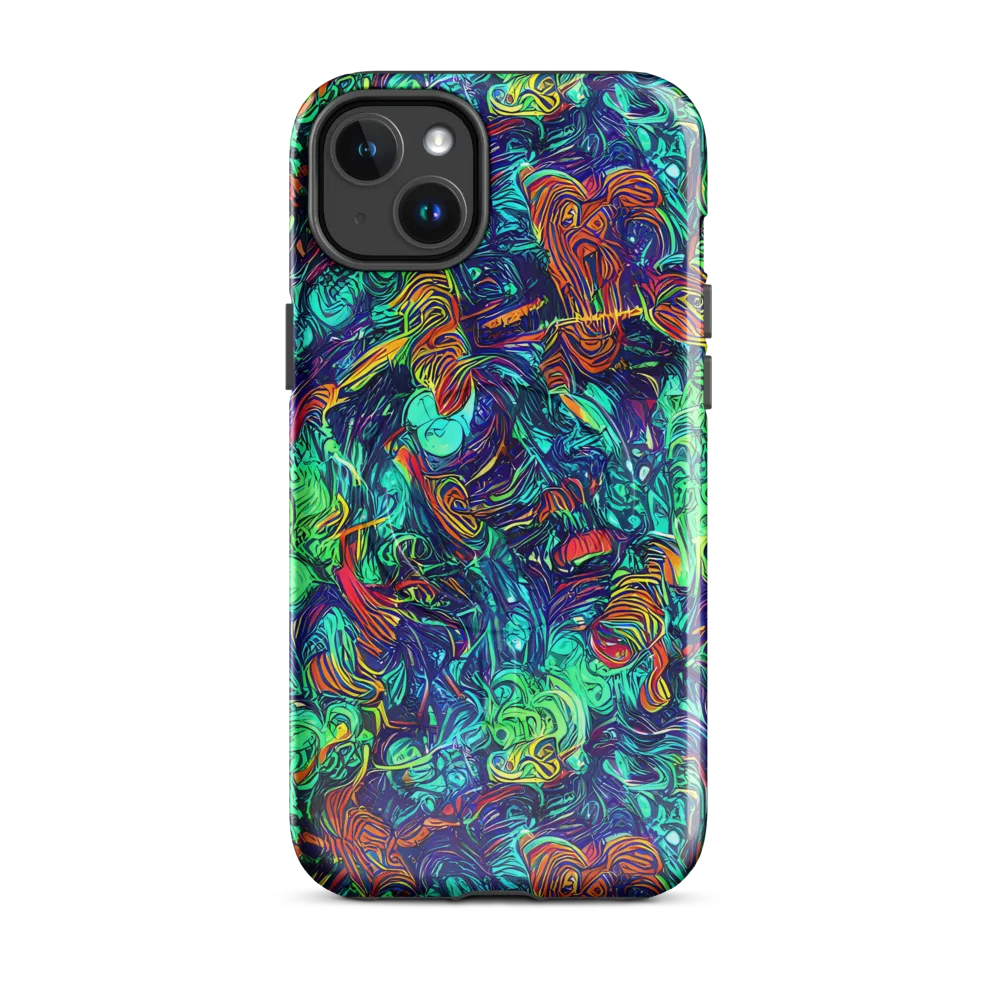 Saturated Spiral on MagSafe Tough Case for iPhone® — Front