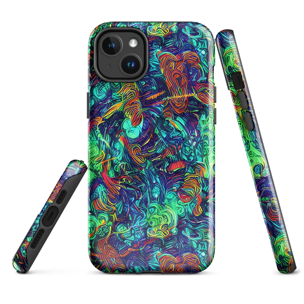 Saturated Spiral on MagSafe Tough Case for iPhone® — Front