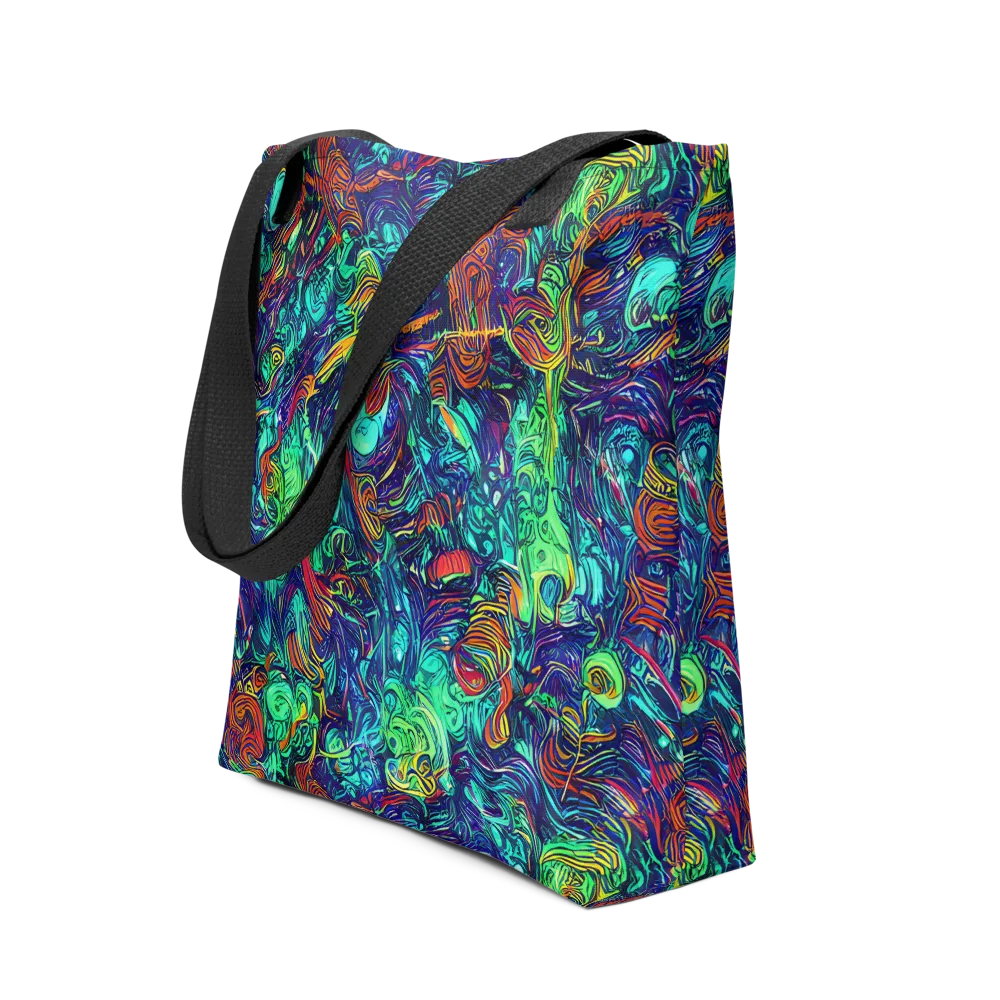 Saturated Spiral on Tote Bag — Front