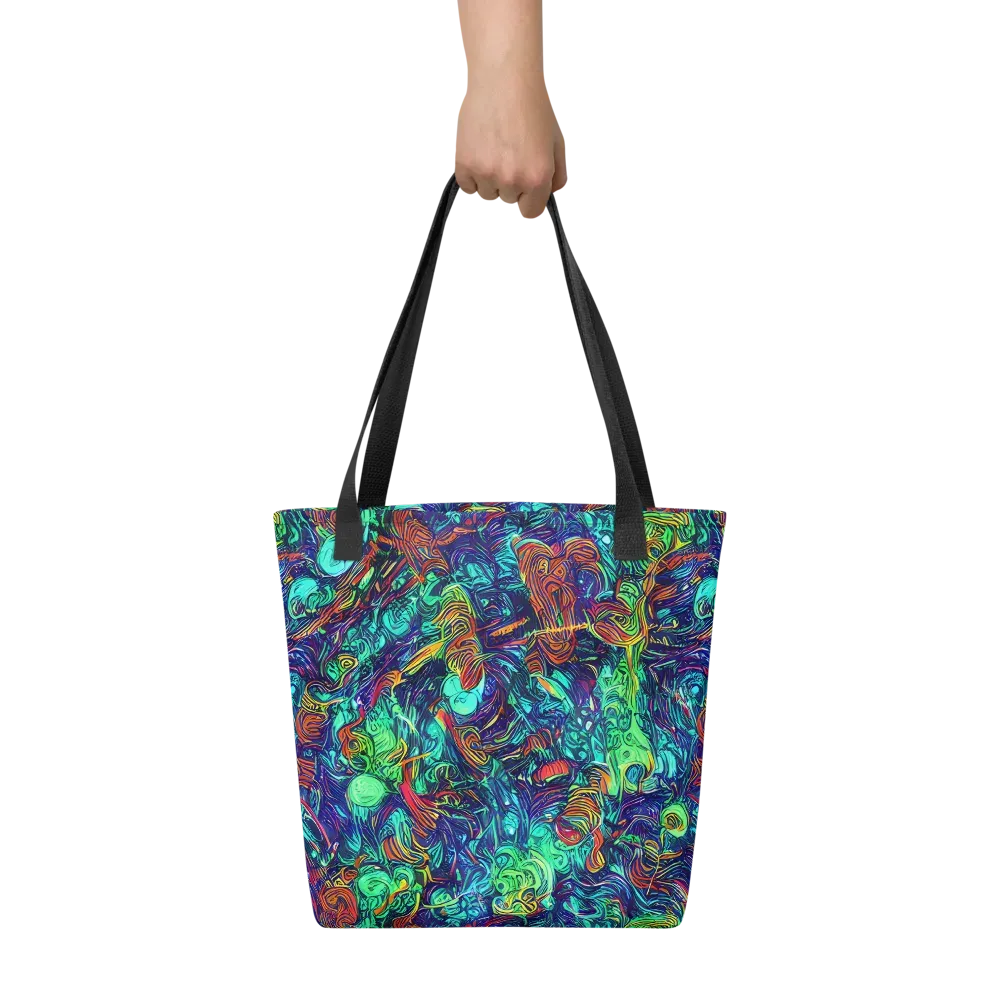 Saturated Spiral on Tote Bag — Front