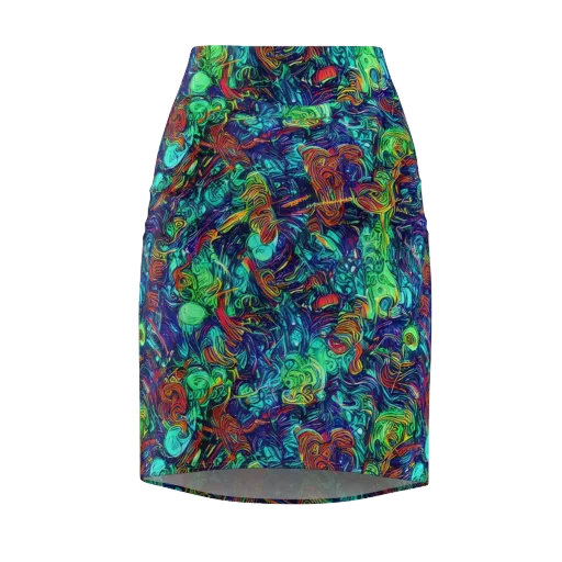 Saturated Spiral on a Pencil Skirt