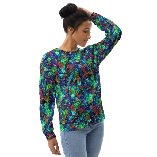 Saturated Spiral on a Sweatshirt