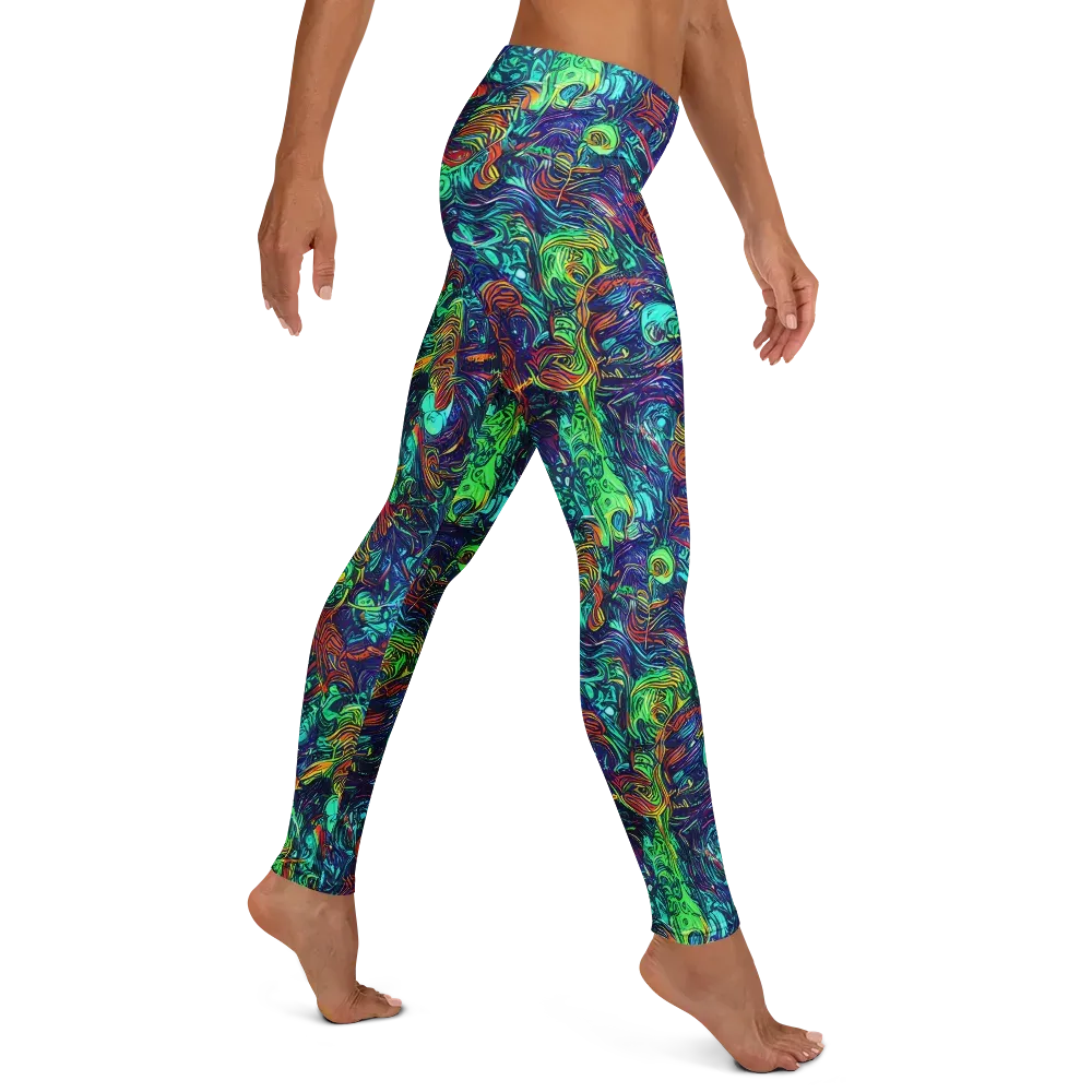 Saturated Spiral on Leggings — Right