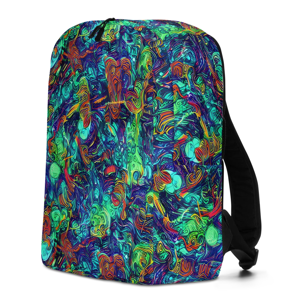 Saturated Spiral on Minimalist Backpack — Left
