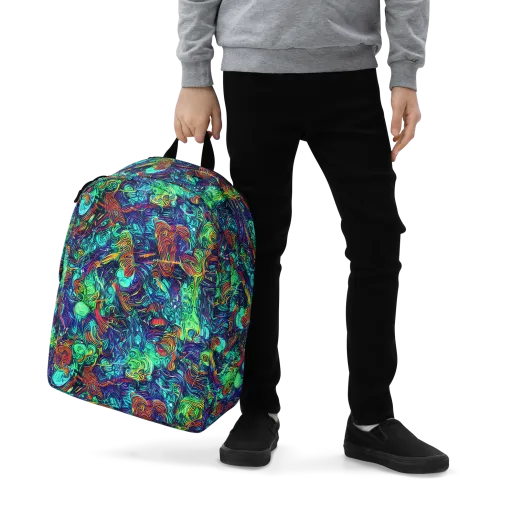 Saturated Spiral on a Minimalist Backpack