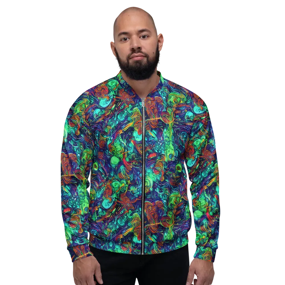 Saturated Spiral on Bomber Jacket — Front