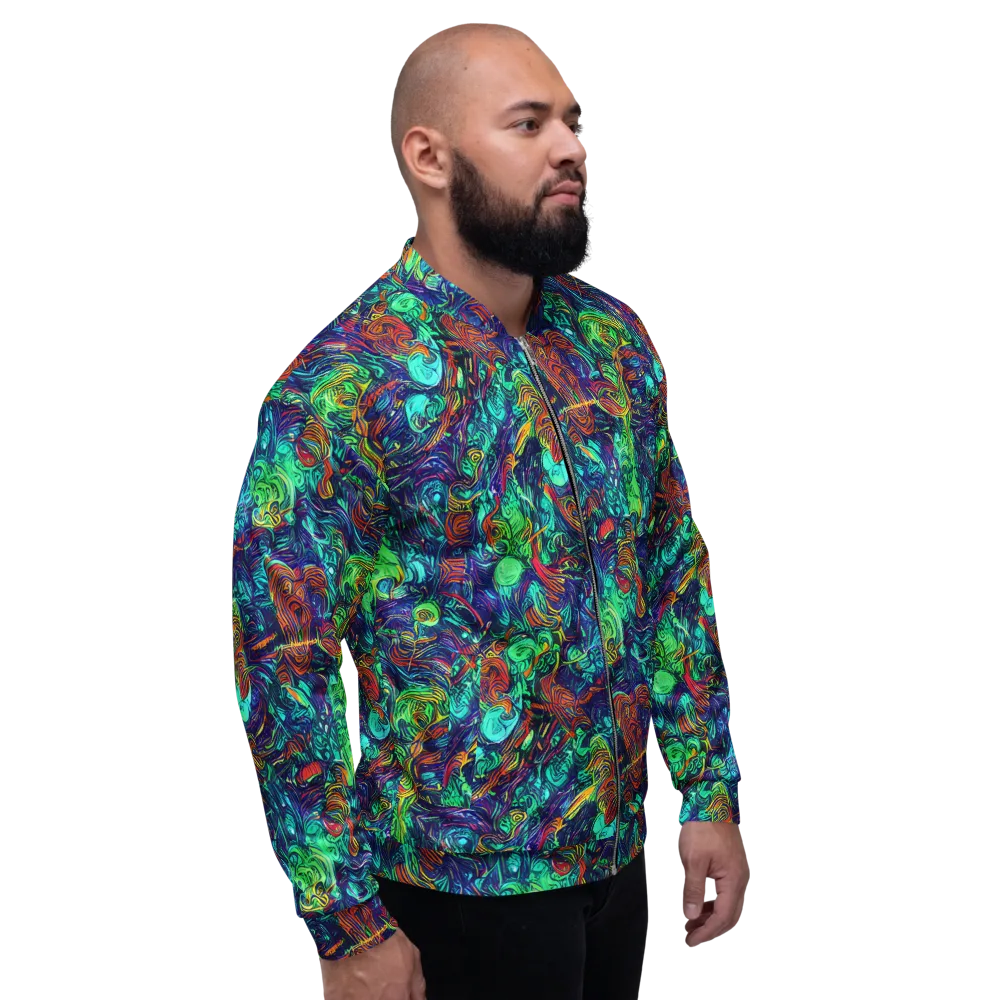 Saturated Spiral on Bomber Jacket — Right