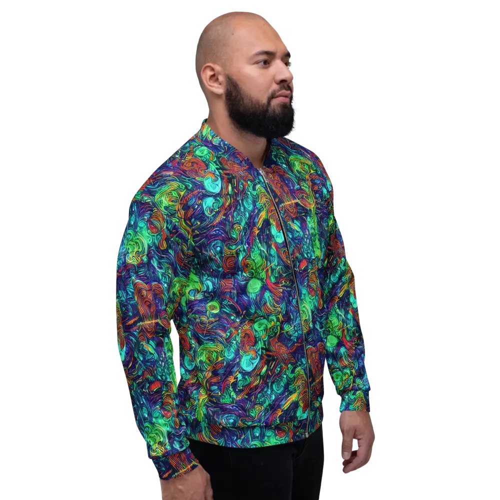Saturated Spiral on Bomber Jacket — Right