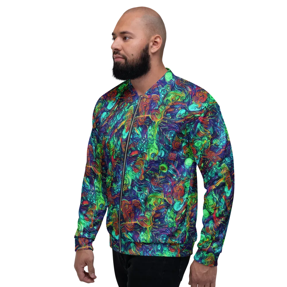 Saturated Spiral on Bomber Jacket — Left