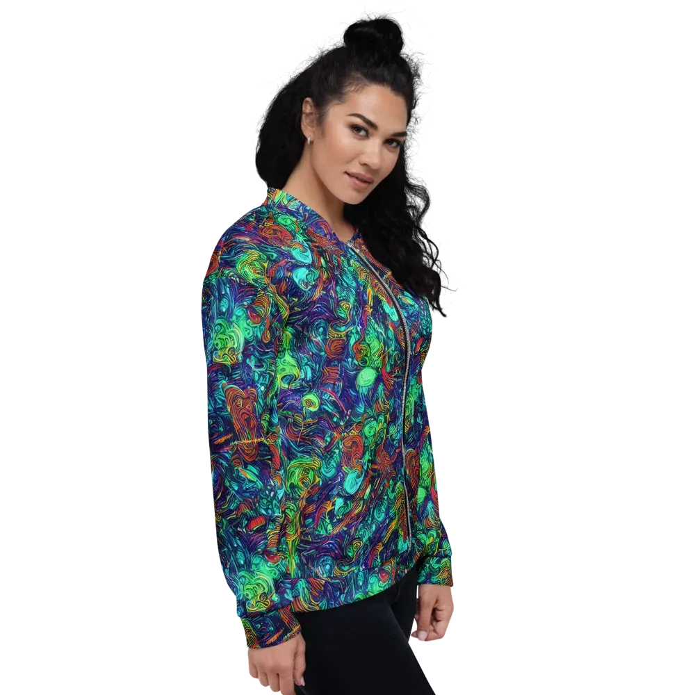 Saturated Spiral on Bomber Jacket — Right