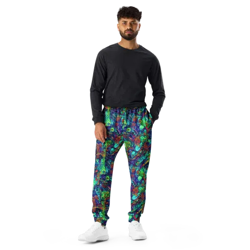 Saturated Spiral on a Men's Joggers