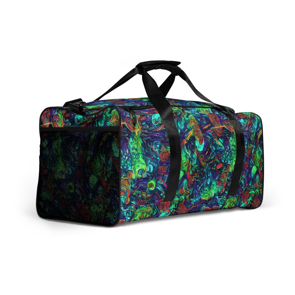 Saturated Spiral on Duffle Bag — Right Front