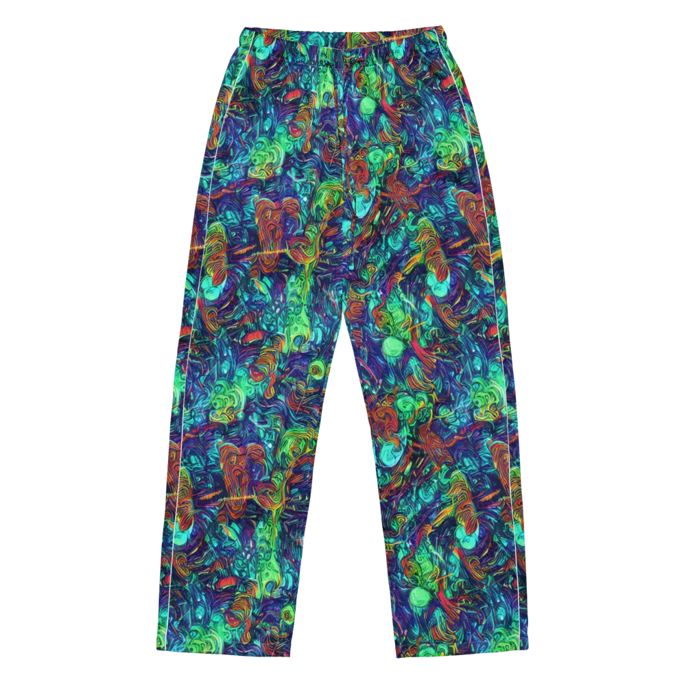 Saturated Spiral on Women's Pajama Pants — Front