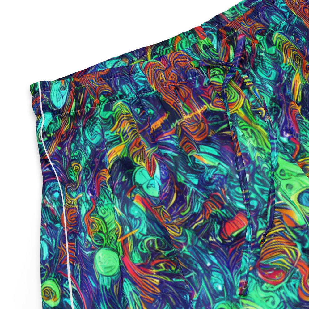 Saturated Spiral on Women's Pajama Shorts — Product details