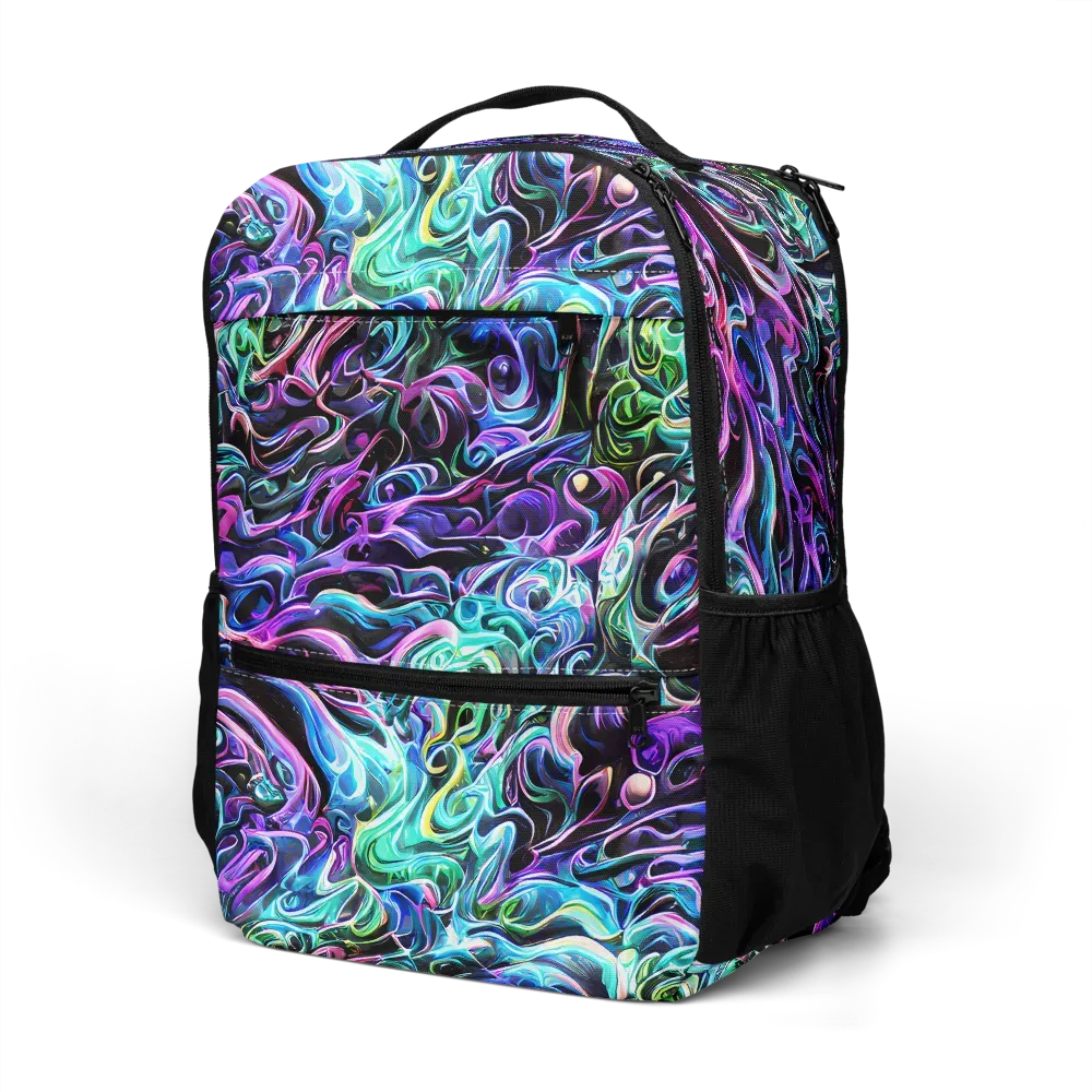 Afterglow Riptide on Utility Backpack — Left Front