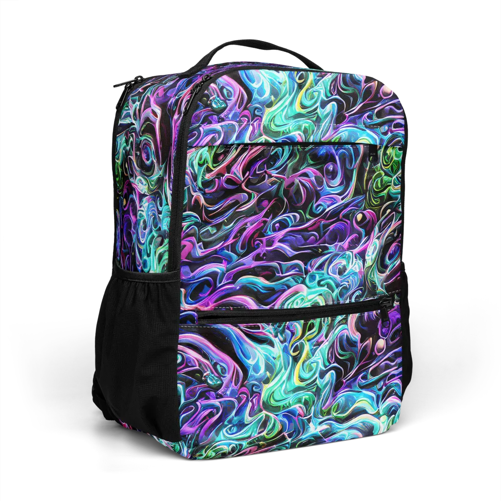 Afterglow Riptide on Utility Backpack — Right Front