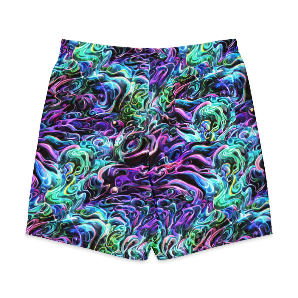 Afterglow Riptide on Men's Board Shorts — Back