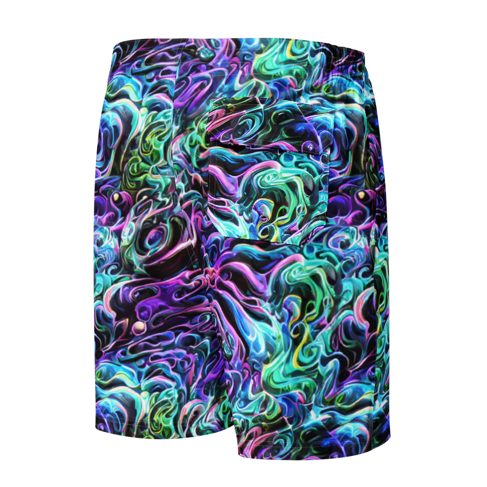 Afterglow Riptide on Men's Board Shorts — Back