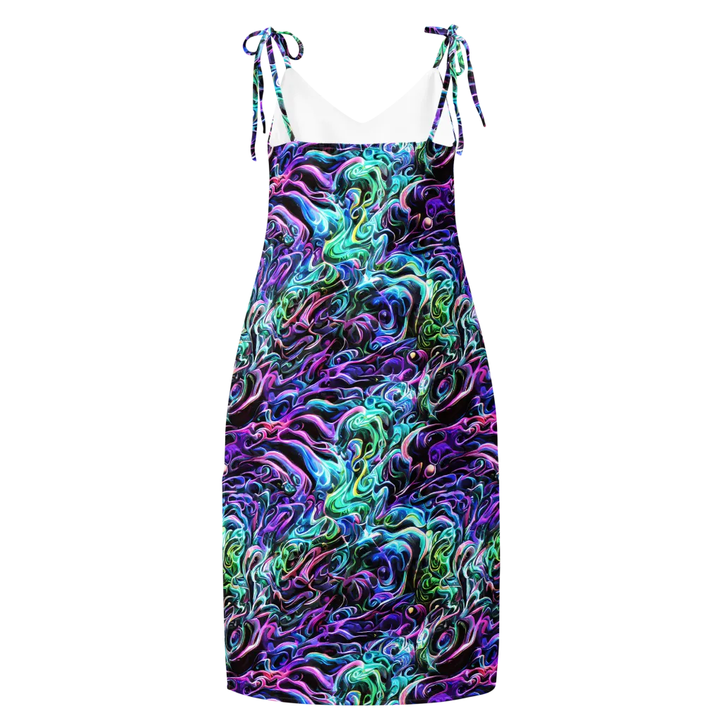 Afterglow Riptide on Slip Dress — Back